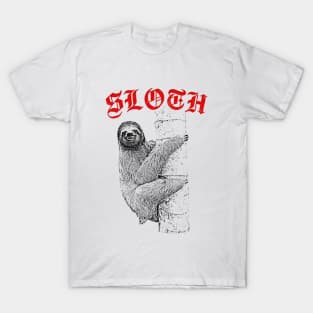 Sloth /// Lazy Sneak Pretty Boi Fan Design T-Shirt